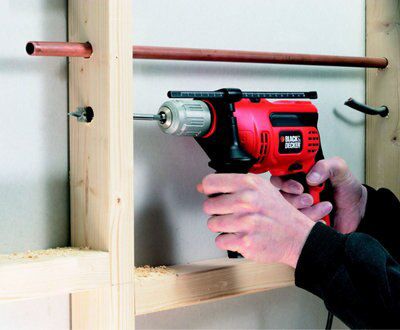 Black & Decker 240V 650W Corded Hammer drill KR654CRESK