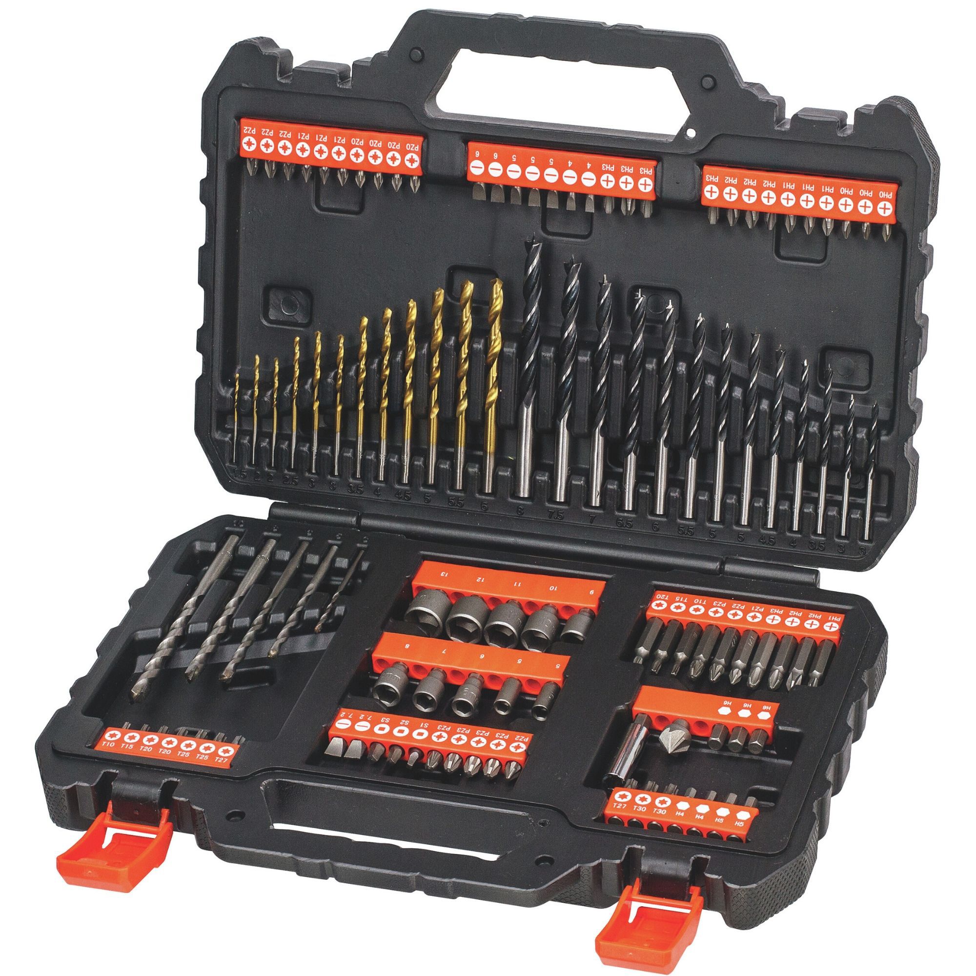 Black Decker Mixed Drill screwdriver bit set (109 piece) A7200
