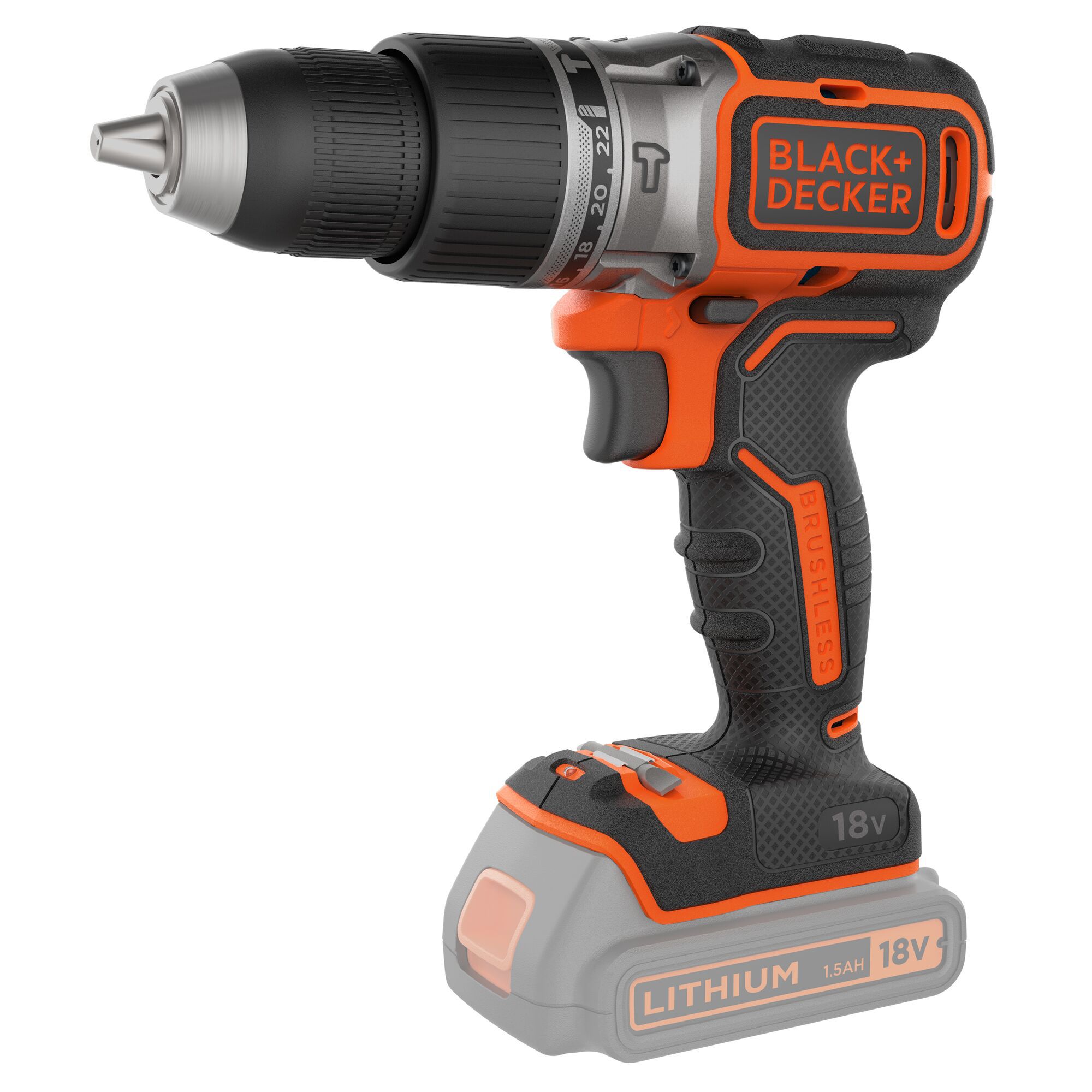 Black Decker POWERCONNECT 18V Cordless Hammer drill Bare Tool BL188N XJ