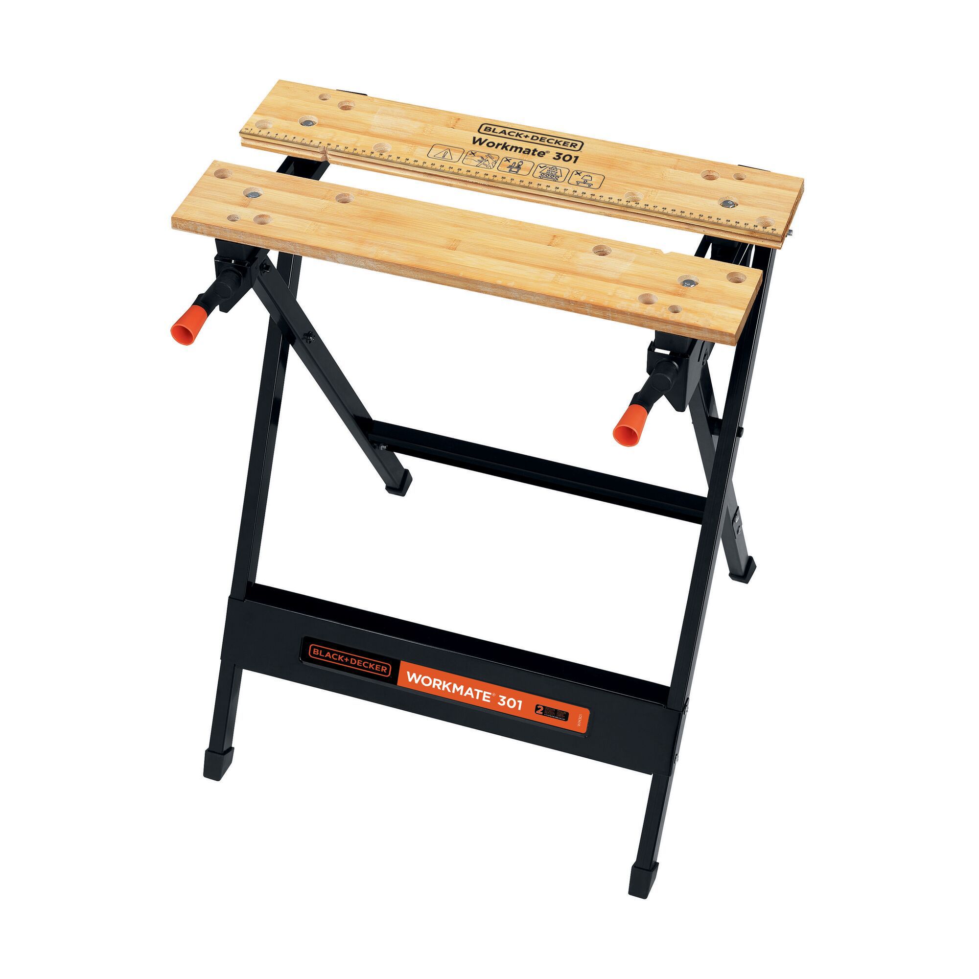 Black & Decker Workmate Black & orange 170mm Multi-function Workbench - WM301-XJ