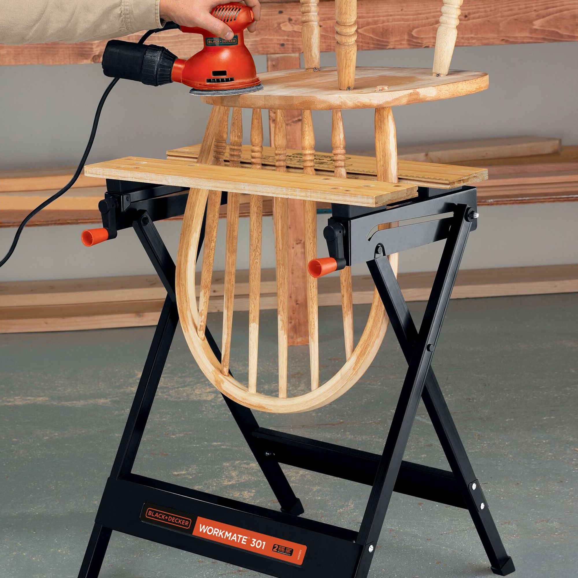 Black & Decker Workmate Black & orange 170mm Multi-function Workbench - WM301-XJ