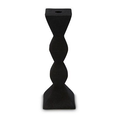 Black Dinner Aluminium Candle holder