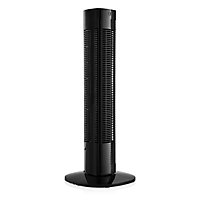 Black Freestanding 50W 3-speed Tower fan