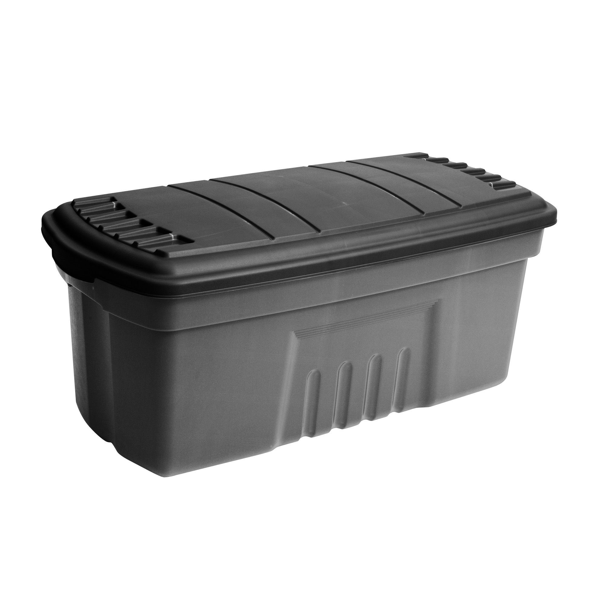 Black \u0026 grey 189L Plastic Storage box 