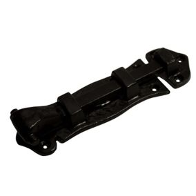 Black Iron Door bolt (L)127mm (W)38mm
