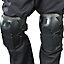 Black Knee pads One size NKN503, Pair of 2