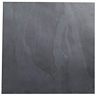 Black Matt Patterned Slate Wall & floor Tile Sample
