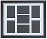 Black Multi Picture frame (H)52.7cm x (W)42.7cm