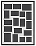 Black Multi Picture frame (H)82.7cm x (W)62.7cm