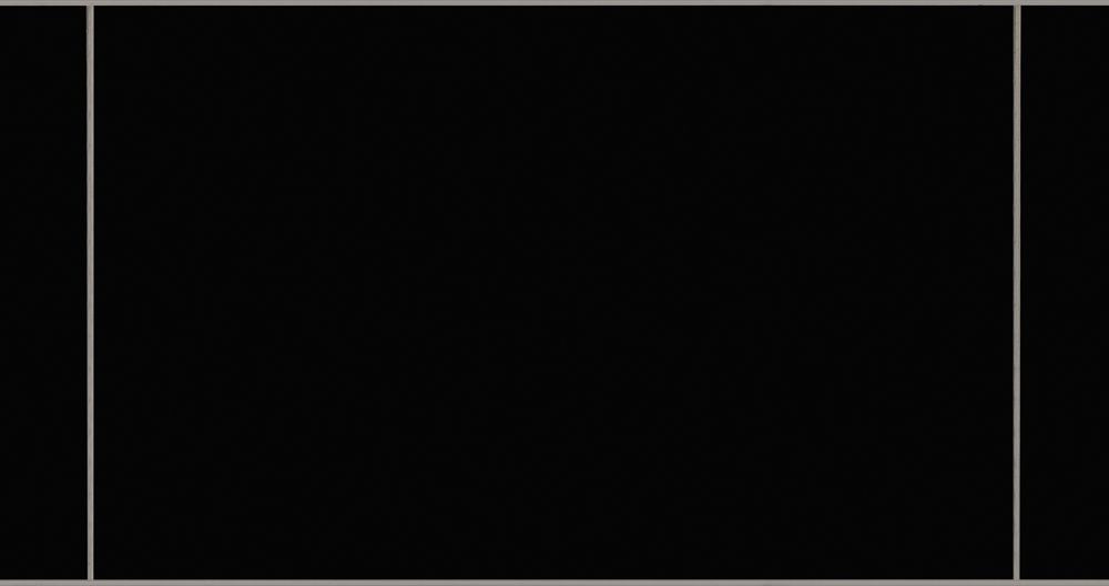 Black Polyvinyl chloride (PVC) Cladding (L)1.2m (W)250mm (T)10mm, Pack ...