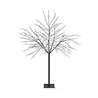 Black Pre-lit Artificial decorative tree