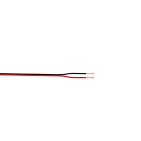 Black & red 2 core Speaker cable 0.75mm² x 10m
