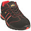 Black & Red Safety trainers, Size 8