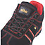 Black & Red Safety trainers, Size 8