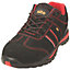 Black & Red Safety trainers, Size 9