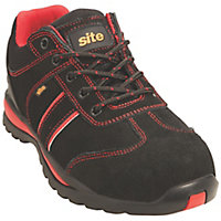 Black & Red Safety trainers, Size 9