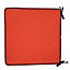Black & red Square High back seat cushion, Pack of 4 (L)45cm x (W)45cm