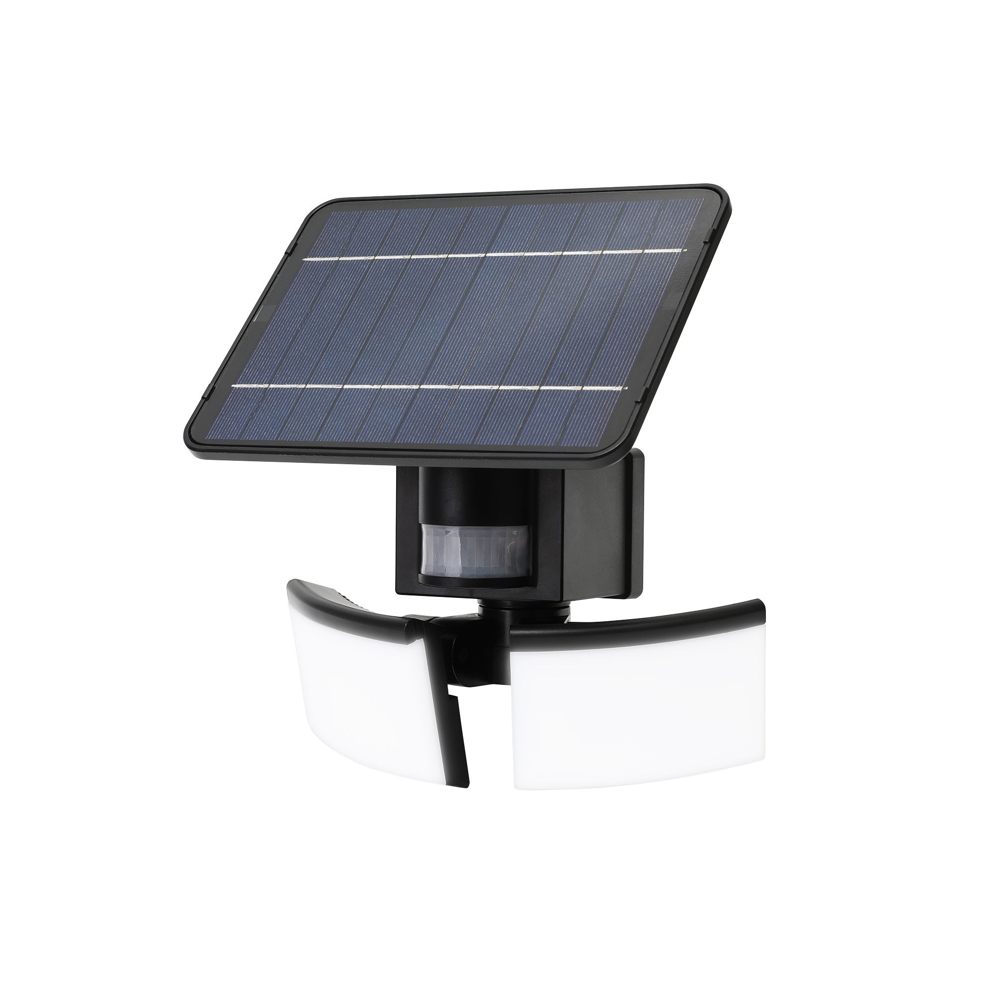 20W (800Lm) LED solar luminaire with built-in motion and twilight