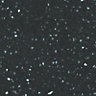 Black star Stone effect Black Worktop edging tape, (L)0.98m (W)38mm