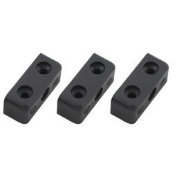 Black Steel Assembly joint (L)34mm, Pack of 24