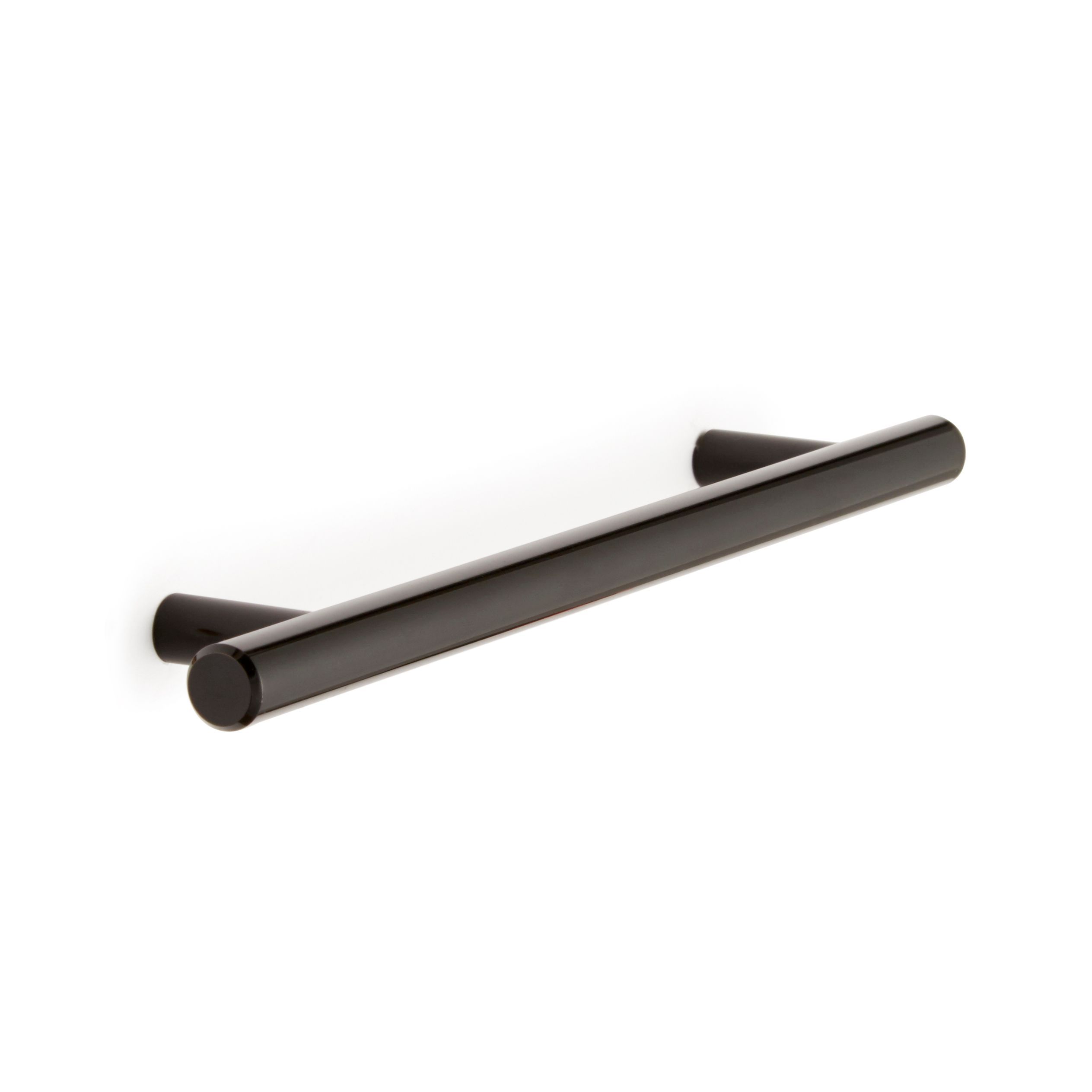 Black Steel Bar Handle (L)229mm DIY at B&Q