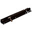 Black Steel Barrel Door bolt (L)254mm (W)46mm
