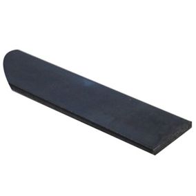 Black Varnished Hot-rolled steel Flat Bar, (L)1000mm (W)30mm (T)6mm
