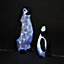 Black & White Mama Penguin & Baby Penguin LED Electrical christmas decoration Set of 2