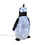 Black & White Mama Penguin & Baby Penguin LED Electrical christmas decoration Set of 2
