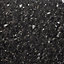 Black Worktop edging strip, (L)1.5m (W)42mm