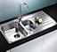 Blanco Lantos Polished Stainless steel 1.5 Bowl Sink & drainer x 940mm