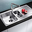 Blanco Mixa Chrome effect Kitchen Pull-out Tap