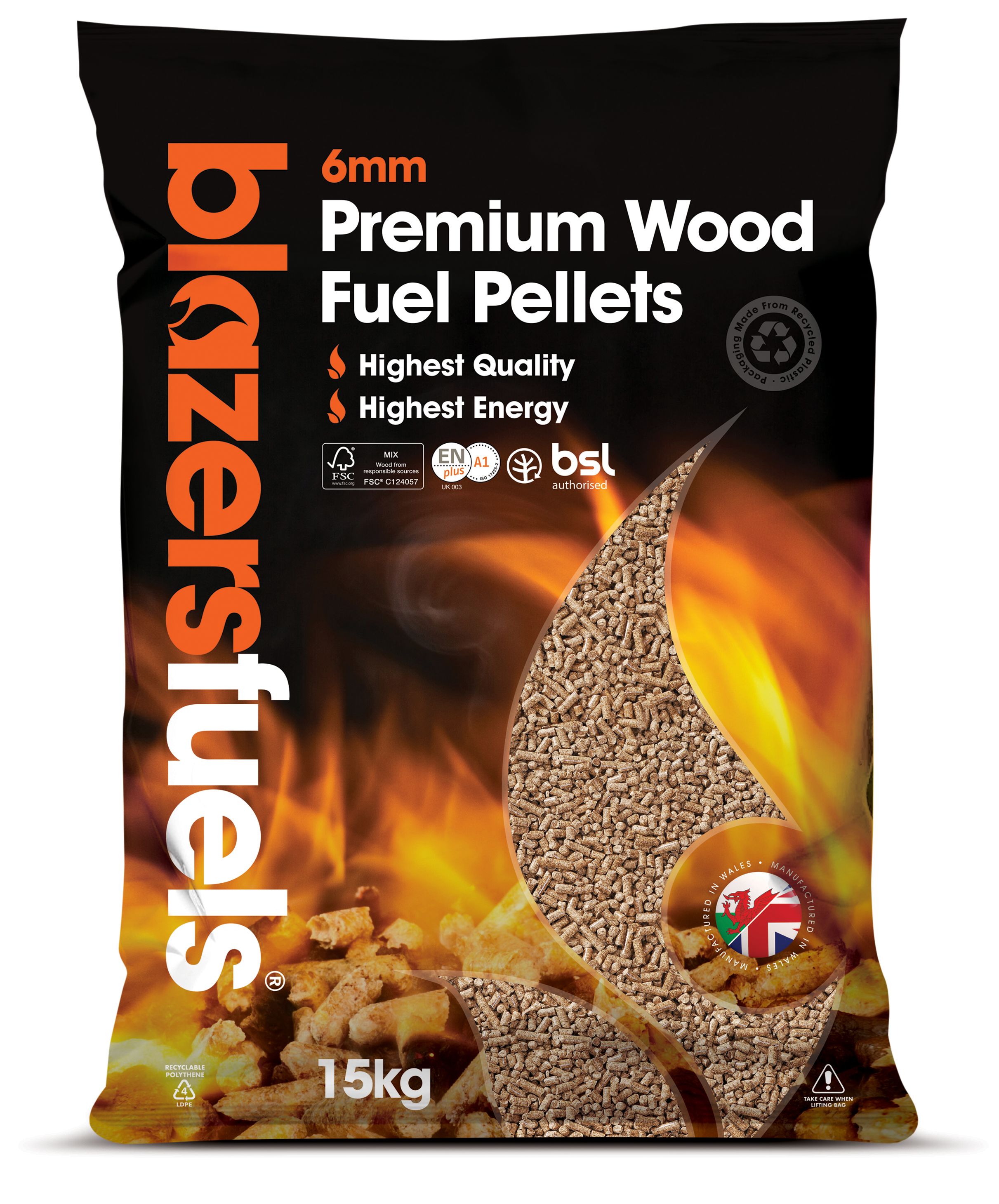 Blazers Wood pellets, 15kg | DIY at Bu0026Q