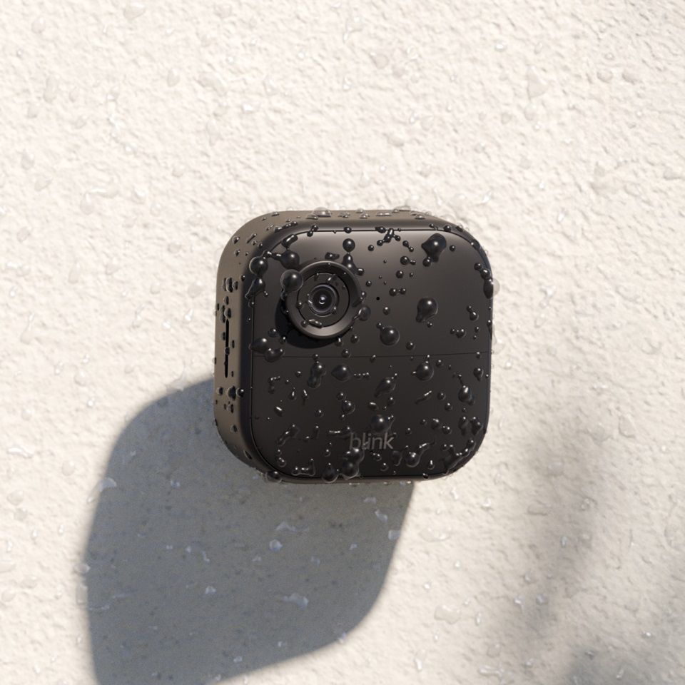 Blink Outdoor 4 Add-On Black Smart battery-powered IP camera