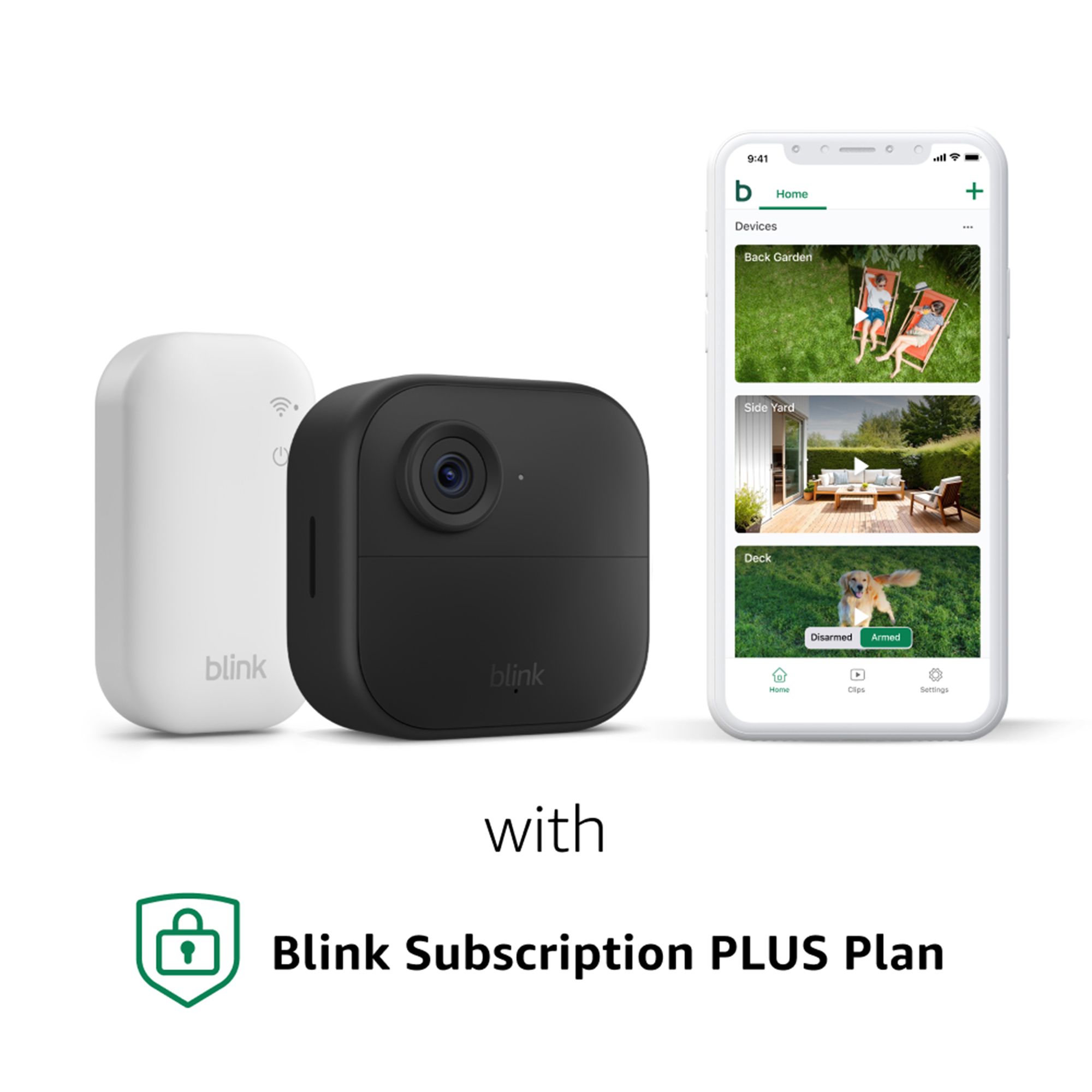 Blink Outdoor 4 Black Smart battery-powered IP camera, Pack of 2