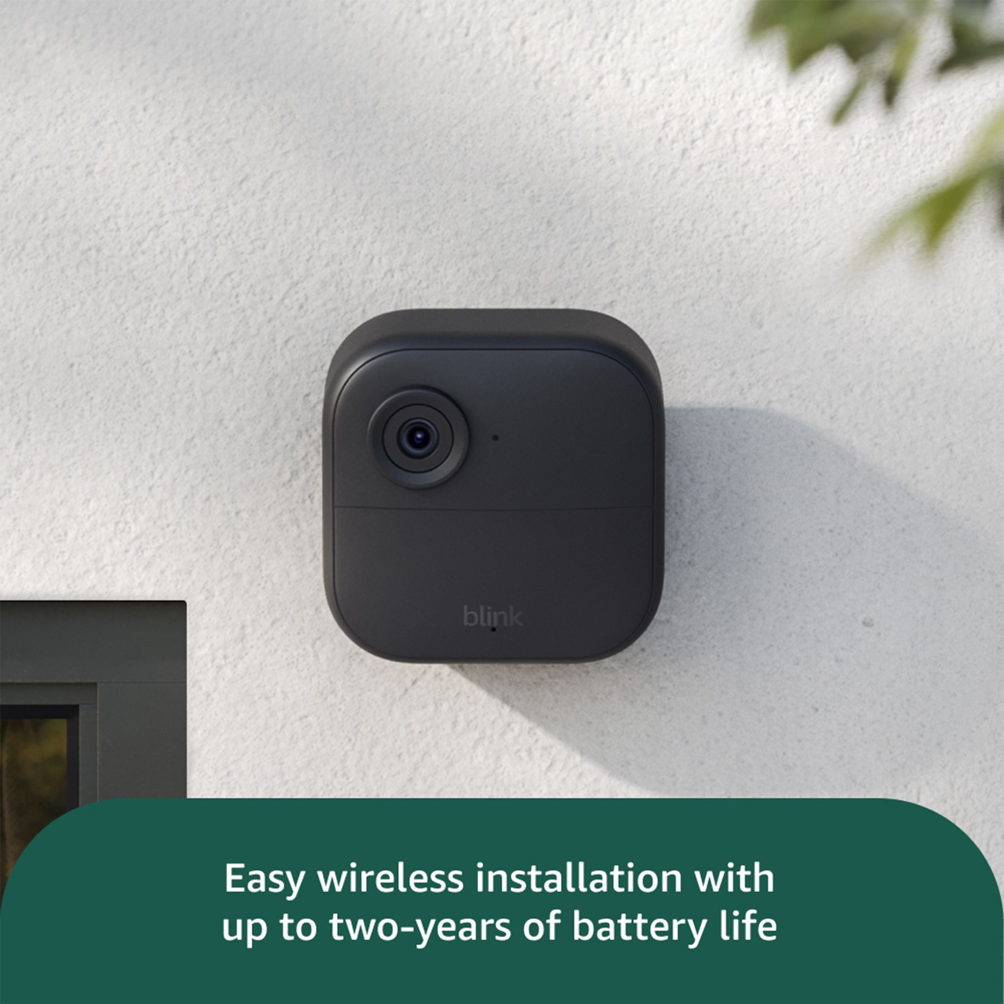 Blink Outdoor 4 Black Smart battery-powered IP camera, Pack of 2