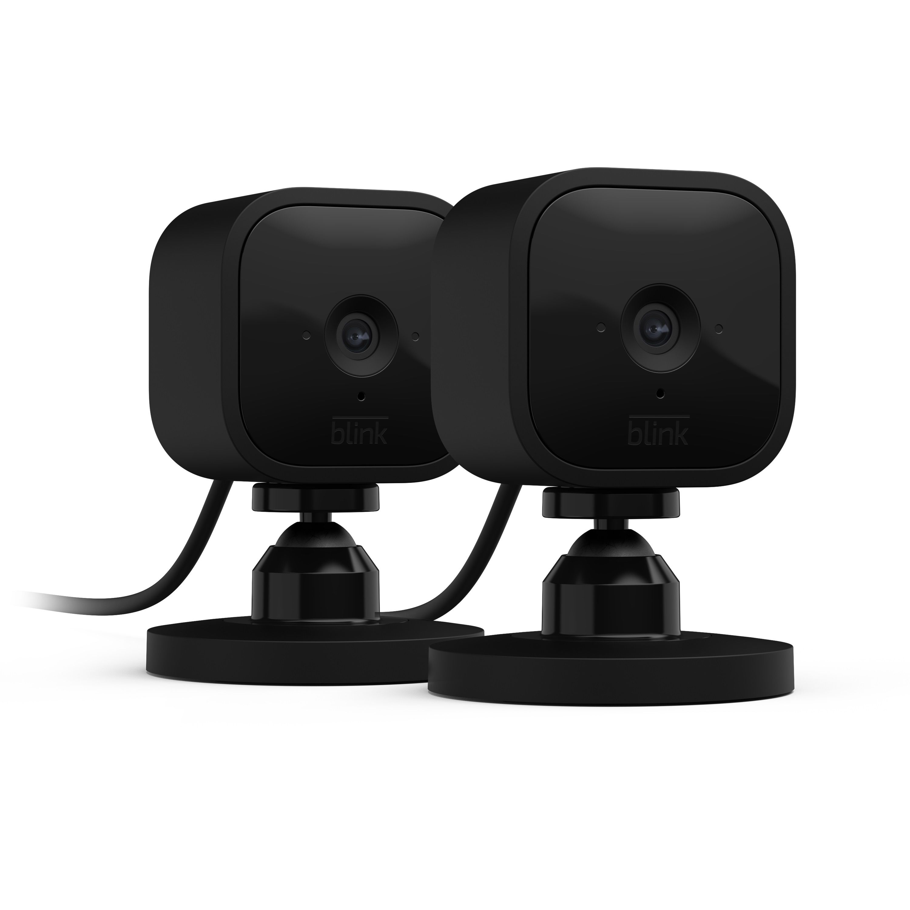Blink Wi-fi Indoor Swivel & tilt Smart camera in Black, Pack of 2
