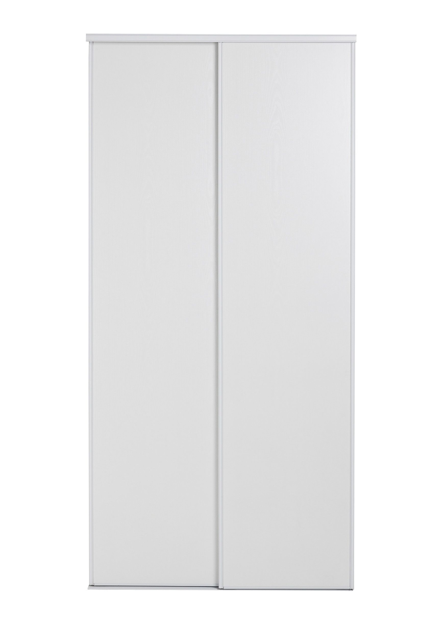Blizz White 2 door Sliding Wardrobe Door kit H 2260mm W 1200mm