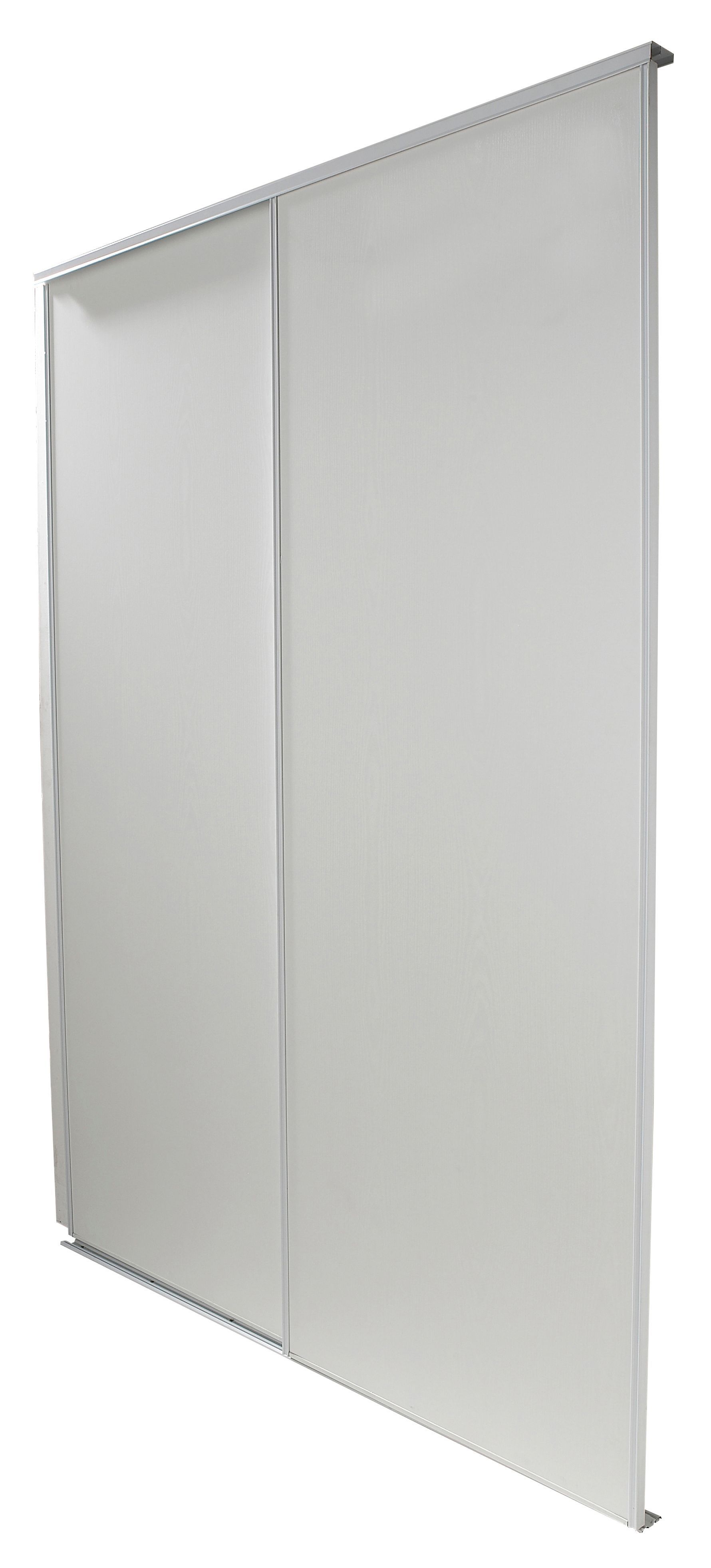 Blizz White 2 door Sliding Wardrobe Door kit (H)2260mm (W)1800mm