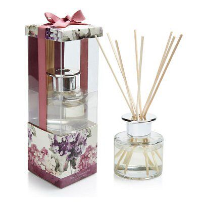 Bloom Pink Rose & hydrangea petal Reed diffuser