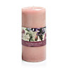 Bloom Rose & hydrangea petal Pillar candle