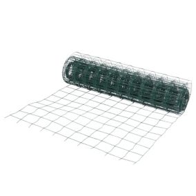 Blooma 100x100mm PVC-coated Steel Wire mesh roll, (L)20m (H)1m