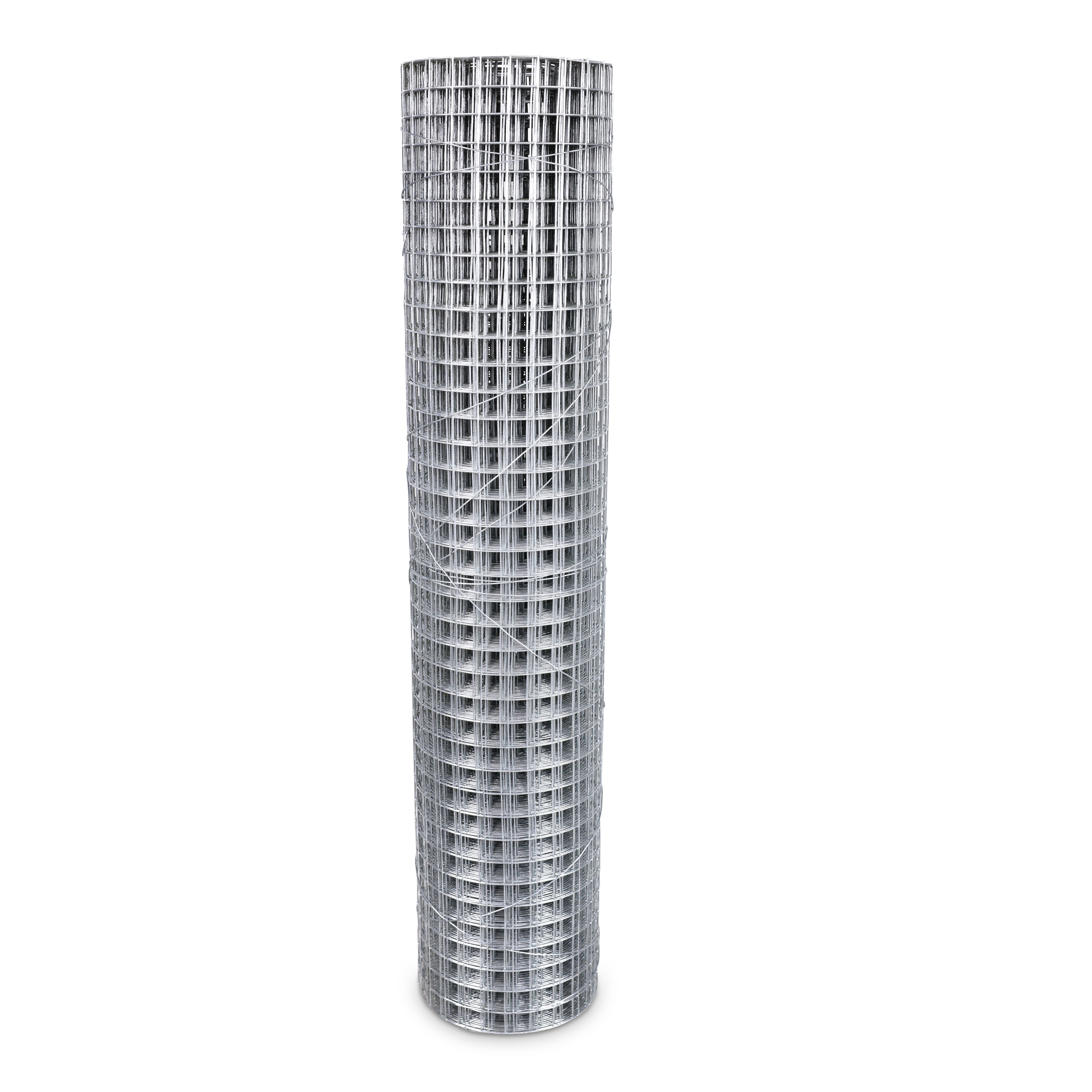 Blooma 13x13mm Galvanised Steel Wire mesh roll, (L)5m (H)0.5m