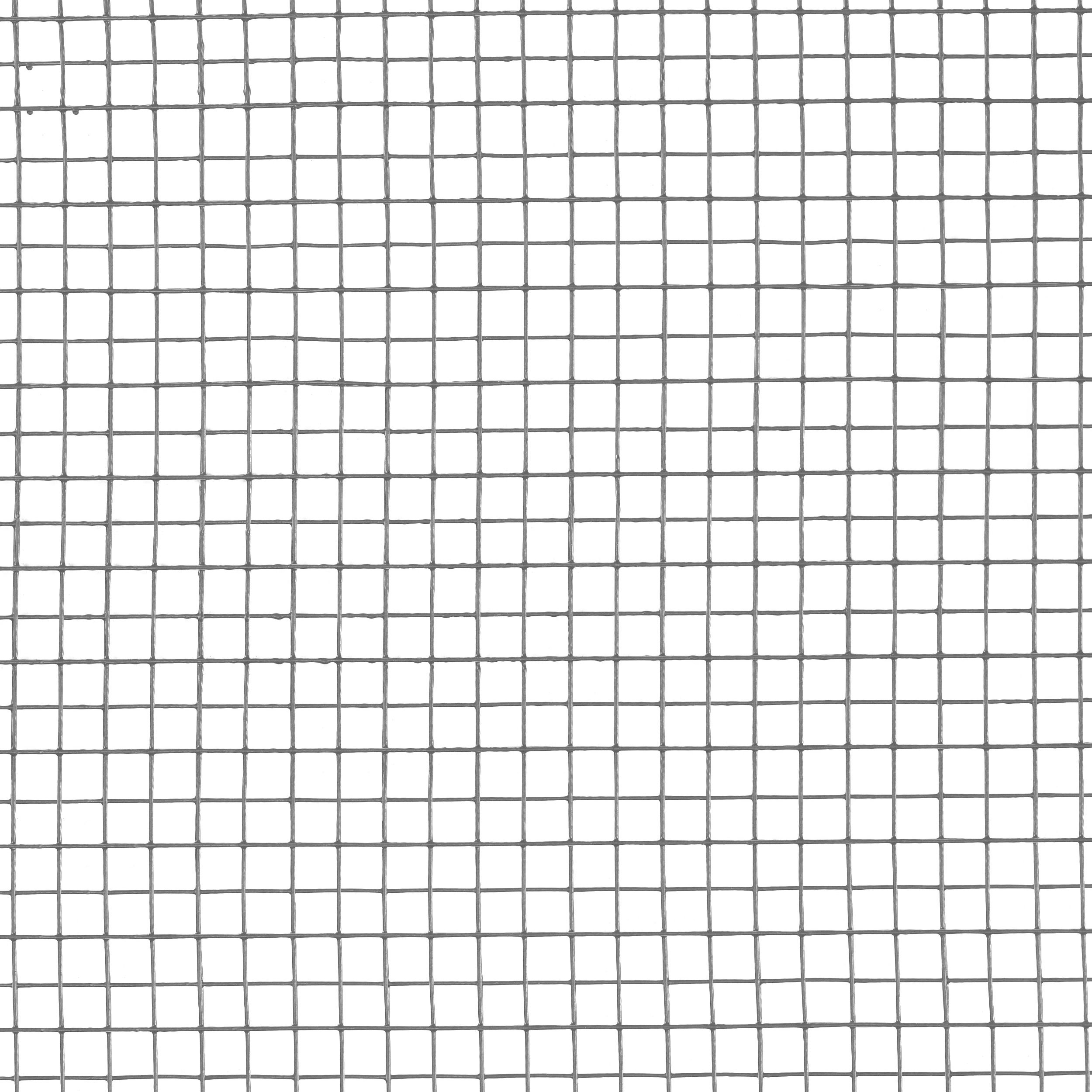 Blooma 13x13mm Galvanised Steel Wire mesh roll, (L)5m (H)0.5m