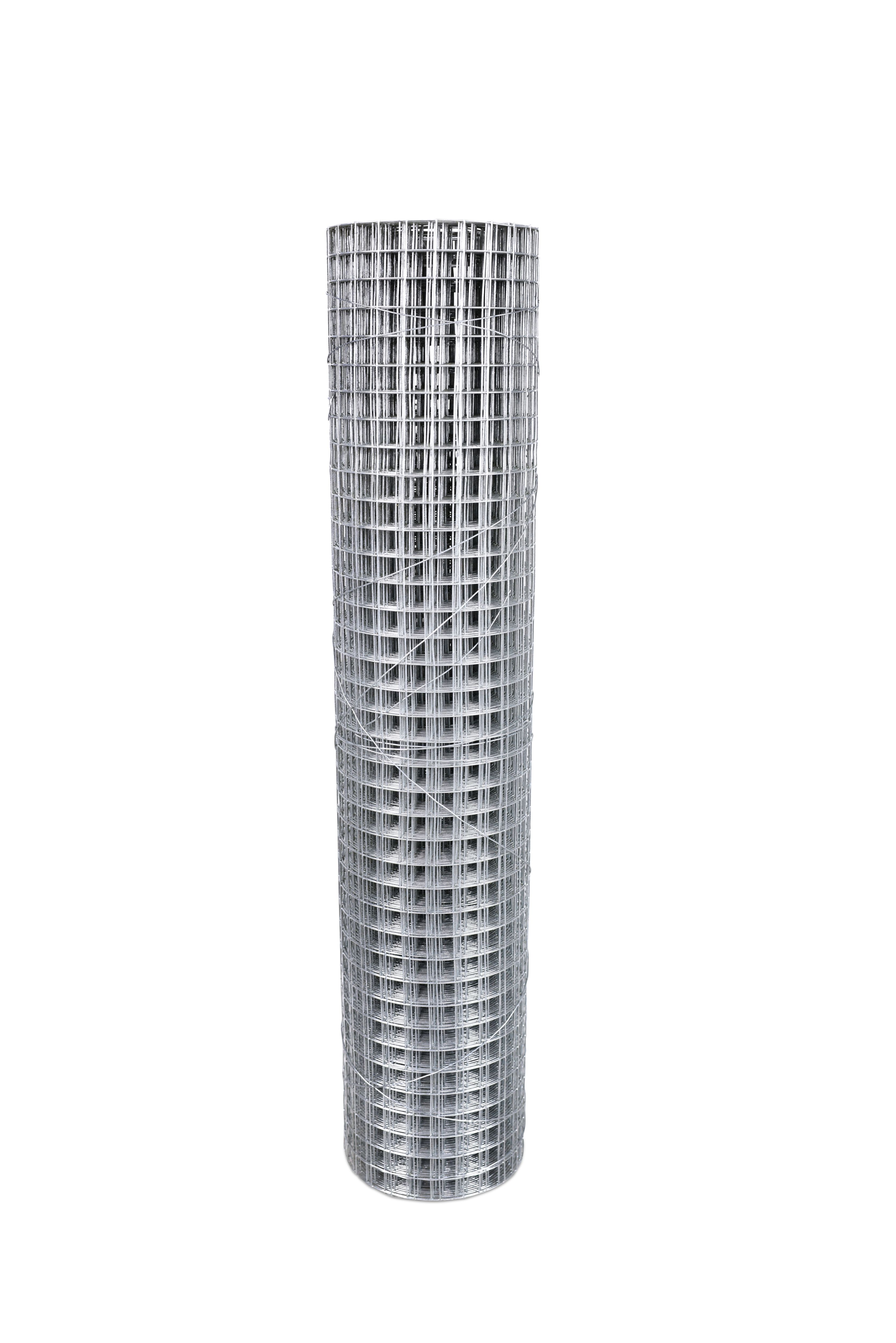 Blooma 13x13mm Galvanised Wire mesh roll, (L)5m (H)1m