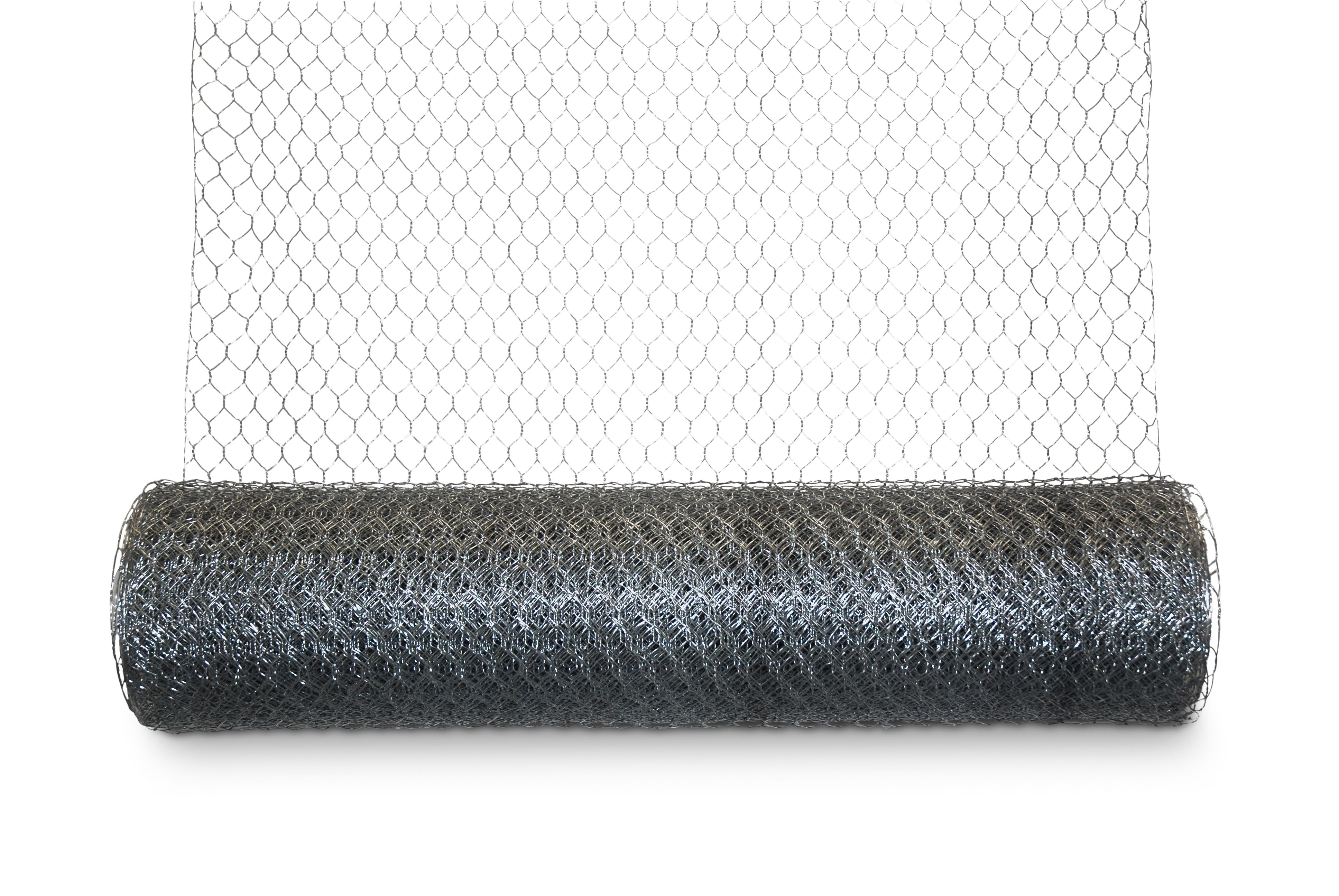 Blooma 25x25mm Galvanised Steel Triple torsion mesh, (L)10m (H)1m