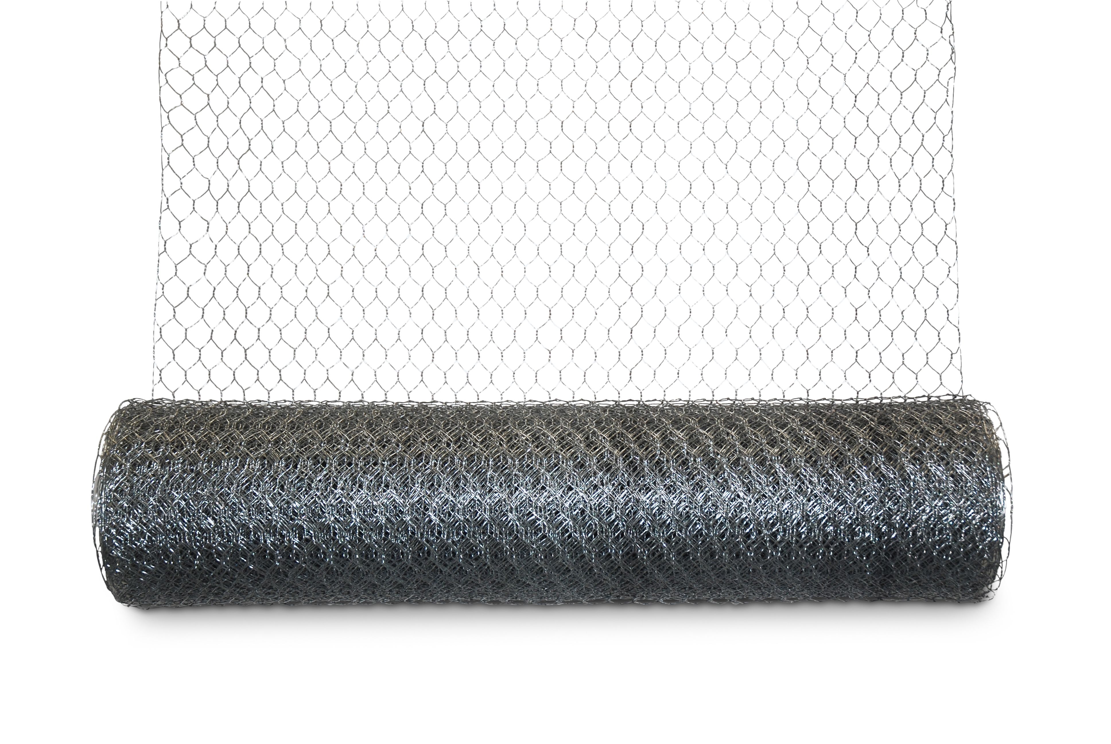 Blooma 25x25mm Galvanised Steel Triple torsion mesh, (L)25m (H)1m