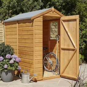 Blooma 6x4 ft Apex Shiplap Wooden Shed