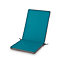 Blooma Adelaide Biscay blue & steel grey Plain High back seat cushion (L)108cm x (W)47cm