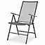 Blooma Adelaide Metal Black Foldable Recliner Chair